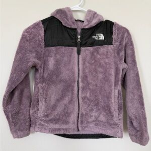 North Face girls full-zip fleece jacket small 7/8